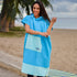 Sea Aloha 100% Surf Poncho Women - Towel Poncho - Hooded Towel Adult - Changing Poncho Cotton Towel Poncho - Poncho