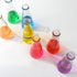 Magic Season Decorative Glass Bottles with Cork Stoppers, 2 Pcs (12 fl oz. Tapered Bottles)