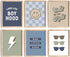 Tocliky Boy Nursery Wall Art Decor Toddler Baby Boy Room Canvas Pictures Blue
