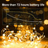 24Pack 7ft 20 3 Fairy Lights Battery Operated, LED Modes Speed Twinkle Mini String Lights Waterproof Silver Wire