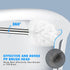 IXO 2 Pack 304 Toilet Brush and Holder, Toilet Brush with Stainless Steel Long Handle, Toilet Bowl Brush for Bathroom