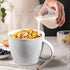 30 oz 900ml Large Coffee Mug Ceramic Jumbo Soup Bowl with Handle Cereal Mugs, Big Coffee Cup for Latte, Cappuccino