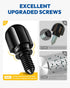 Attachment Knob Thumb Screw for KitchenAid Mixers, Upgraded Aluminum Long Screw Head Replacement Parts, Black