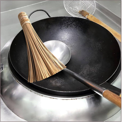SUNRISE (12.5") Bamboo Wok Brush