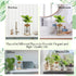 12 Packs Set Baderke Plastic Plant Propagation Vase Thank You Gift Desktop Plastic Planter Vase with Bamboo Stand