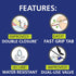 Hefty Shrink-Pak Vacuum Storage Bags - 4 Large Heavy Duty Bags for Clothing, Comforter & Under Bed Storage