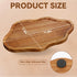 Small Decorative Tray Wood Decorative Serving Tray for Candles Perfume, Cloud Wooden Jewelry Tray Trinket Dish, Wooden