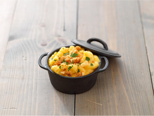 GoodCook Pre-Seasoned Cast Iron Mini Dutch Oven, Black