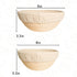 Bread Proofing Basket Set of 2, 8 Inch & 9 Inch Round, Rattan Basket Bowls with Bread Making Tools for Sourdough Baking