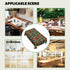 XYJFZL 52 70 Inch 4-6 Bookshelf Table Cloth Rectangle Tables Educational Bookcase Pixel Rectangle Kitchen Table Cover