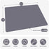 Plastic Cutting Boards for Kitchen, WK Small Flexible Cutting Board Set of 5, Non-Slip Mats for Meat, BPA Free, Mini