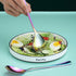 Berglander Rainbow Salad Server Set, Stainless Steel with Titanium Colorful Plating, Pack of 2