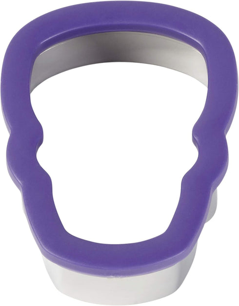 Wilton Comfort Grip Purple Skull Cookie Cutter, 2310-3742