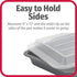 GoodCook Set of 2 Nonstick Steel 13" x 9" Cake Baking Pans with Covers, Gray