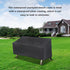 Hoypeyfiy Waterproof Oxford Fabric Patio Bench Cover - Black, Fits Standard Benches