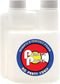 8 Ounce Plastic Liquor Flask with Built-in 1/2 Ounce Shot Glass