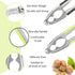 8 Pieces Nut Crackers Heavy Duty Walnut Cracker with Non-Slip Handle Walnut Cracker for All Nuts with Forks Nutcracker
