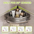 shengtianvdi 6 Shower Caddy Suction Cup, No Drilling Rustproof Bathroom Shower Shelf,Hanging Corner Shower Shelves