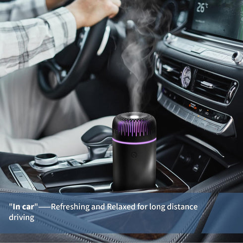 Car Diffuser Humidifier - Mini Portable Essential Oil Diffuser for Car, Home, Office, 100ML