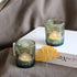 Set 24, Woho Green Votive Candle Holders of Green Glass Tealight Candle Holder for Christmas Party Decor, Tea Light