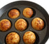 G & D Non Stick Appam Pan, 7 Pits Appam Maker with Stainless Steel Lid