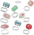 Fancy Plaque Cookie Cutters Set of 8 pcs, Stainless Steel Wedding Frames Shaped Fondant Cutter Molds for Baking