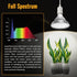 Bulbs, 25W 5000K, LED Grow Light Hanging Grow Lights for Indoor Plants, Height Adjustable Plant Light with Timer, Full