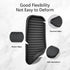 Silicone Sponge Holder Kitchen Sink Organizer Tray Dish Caddy with Soap Dispenser, Scrubber Spoon Holder (Black, 2 Pack)