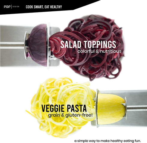 Commercial 3 POP Design Stainless Steel Vegetable Spiralizer, Grade Spiralizer and Potato Cutter for Curly Fries