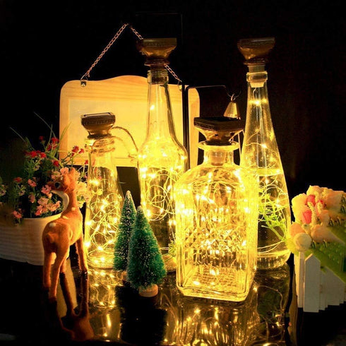 12 Pack 20 Girlfriend(3 YJFWAL Upgraded Solar Wine Bottle Lights, LEDs Waterproof Copper Light, Bottle Light Fairy Cork