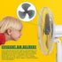 16 Inch Plastic Fan Blades - Universal Replacement for Household Standing Fan Accessories