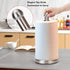 Sturdy Base Paper Towel Holder Stand, Fits Standard and Jumbo Sized Paper Towels for Countertop (Brushed Nickel)