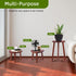 Eocogup Indoor,2 Pack Plant Stand Single Plant Tables Indoor,Planter Stand,Multi-purpose Plant Shelf for Living Room