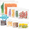Reusable Food Storage Bags - 10 Pack Silicone Freezer Bags, Extra Thick Leakproof Lunch Bag for Salad Fruit Snacks