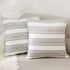 Stripe Soft Linen Pillow Cases, Decorative Throw Cushion Cover with Hidden Zipper - 20" x 20"