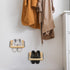 2 Hallway(9.84'' Mifoci Pcs Wall Mounted Shoe Rack Organizer Wooden Modern Compact Wall Space Saving Shoe Holder