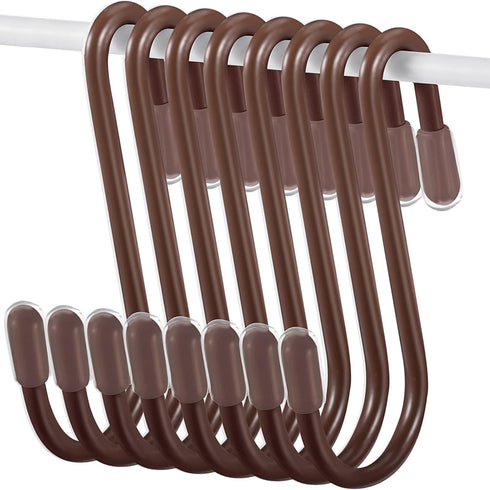 Hotop 36 Pieces S Hooks for Hanging, 2.4 Inch Heavy Duty Non Slip Metal Hanger for Kitchen, Closet, Bathroom