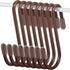 Hotop 36 Pieces S Hooks for Hanging, 2.4 Inch Heavy Duty Non Slip Metal Hanger for Kitchen, Closet, Bathroom