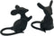 Park Hill Collection Cast Iron Mice Pair, Set of 2