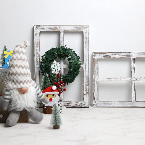 CALIFORNIA CADE ELECTRONIC Rustic Wall Decor, Barnwood Frames for Home or Outdoor, Set of 2