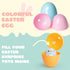 300PCS 2.3" JOYIN Pastel Easter Eggs, Empty Plastic Eggs, Colorful Plastic Eggshell Bulks for Easter Hunt, Filling