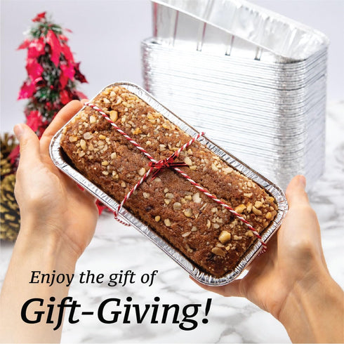 Spare Essentials 2Lb Foil Bread Pans for Baking (65 Pack), Disposable Aluminum Pans for Banana Bread, Cakes & Meatloaf