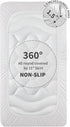 Quilted Fitted Mattress Pad, Fluffy Noiseless Cover for College Dorm, Cooling Comfort Topper, Twin