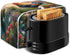 Rooster Bread Maker Cover, Washable 2 Slice Dust Cover, Anti-Sputtering Kitchen Appliance Protection (Green)