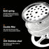 French Press Coffee Maker, 34 Oz Large Glass Pitcher, 4 Level Filter System, Stainless Coffee Spoon & Cleaner Brush