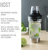 Host All in One Cocktail Shaker Set with Measurements, Reamer, Bottle Opener, Strainer, Jigger, 18 oz