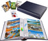 Photo Album for 4x6 Photos - Holds 402 Pockets with Memo Slip-in Pockets - Leather Cover Picture Book for Wedding