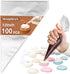12 Inch Piping Bags Disposable, 100 Pastry Bags, Tipless Icing Frosting Bags for Cake, Cupcake, Cookie, Candy,