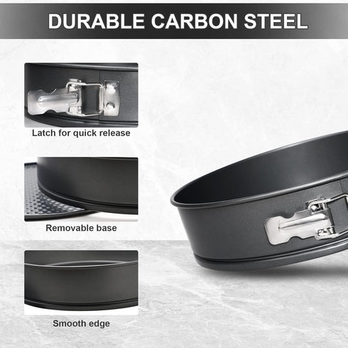 Webake Springform Pan 11 Inch Nonstick, Cheesecake Pan With Removable Bottom Large Cake Tin Baking Mold for Thanksgiving Christmas by Webake