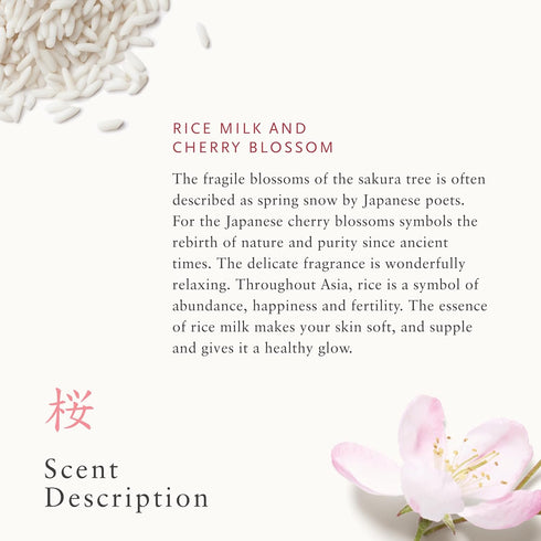RITUALS Sakura Home Decor Scented Candle, 290g Cherry Blossom & Rice Milk